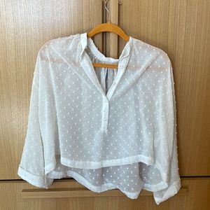 Rachel pally white blouse size small